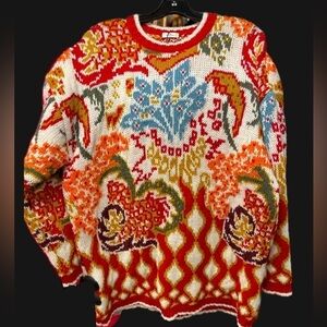 Etro Oversize Jacquard Wool Blend
Sweater